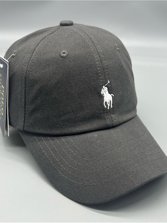 Other - Polo Ralph Lauren Black Classic Baseball Cap with White Pony Logo